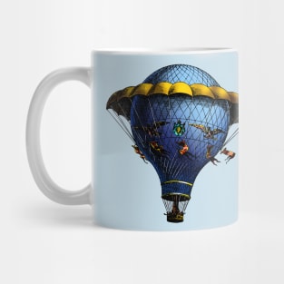 Blue Flying Machine Mug